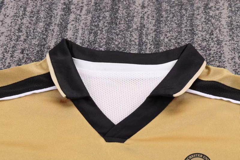 Retro Kids 01/02 Manchester United Centenary Golden Reversible Jersey