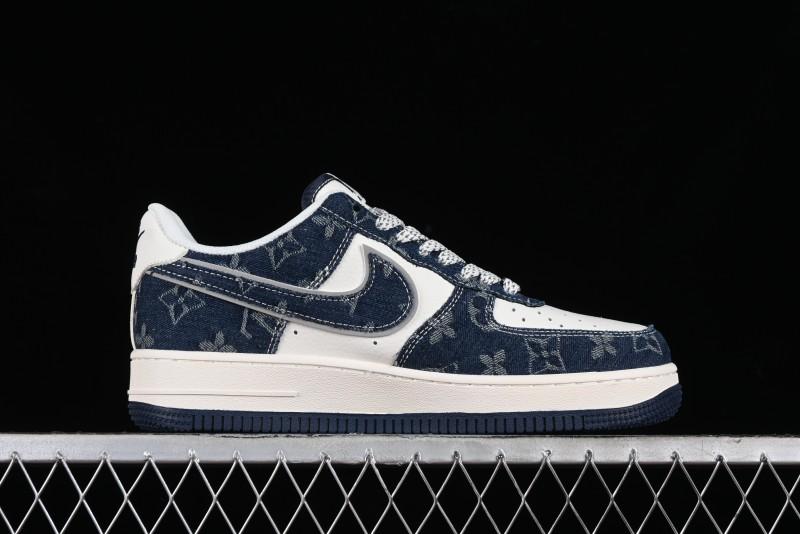 Nike Air Force 1 '07 Low LV Collaboration - Midnight Navy Low-Top Casual Sneakers - SJ2088-003