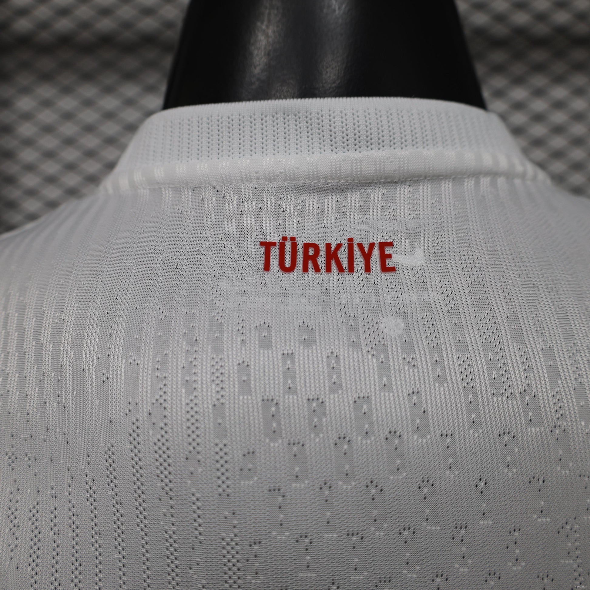 Player Version 26/27 Turkey  Away  White & Red Flag Panel Jersey