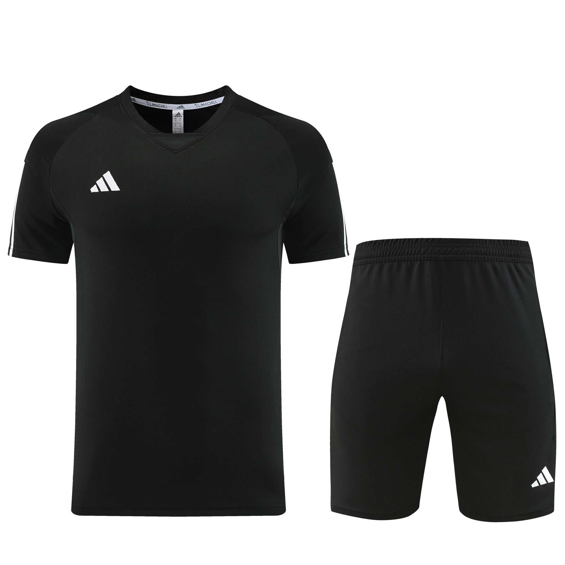 AD03 black shorts suit S-2XL
