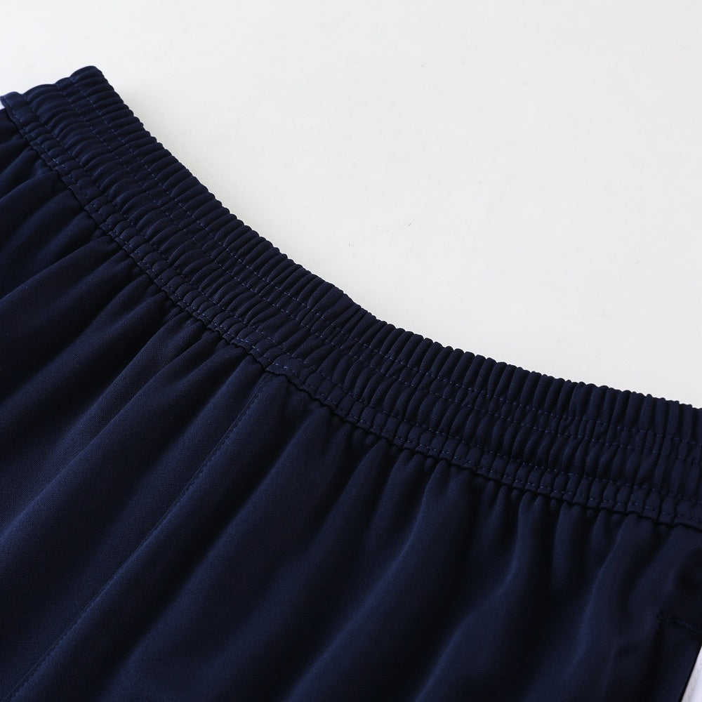 AD05 sapphire blue shorts suit S-2XL