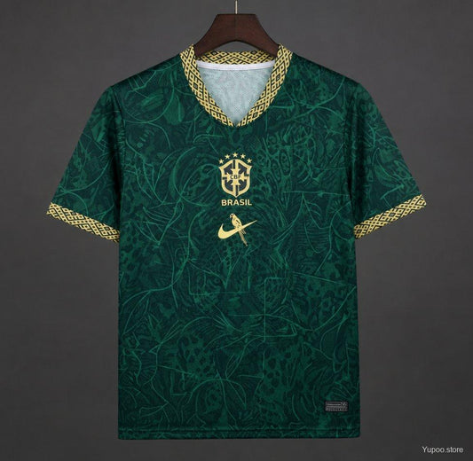 2026 Brazil Green Special Edition Concept orest Pattern Jersey