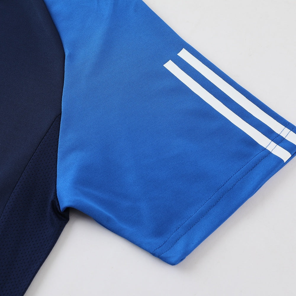 AD03 sapphire blue shorts suit S-2XL