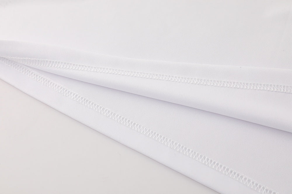 AD10 white shorts suit S-2XL