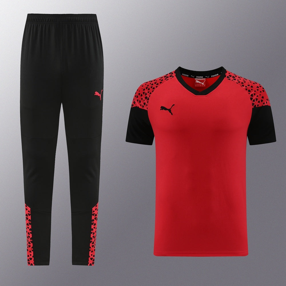 PD02 red trousers suit S-2XL