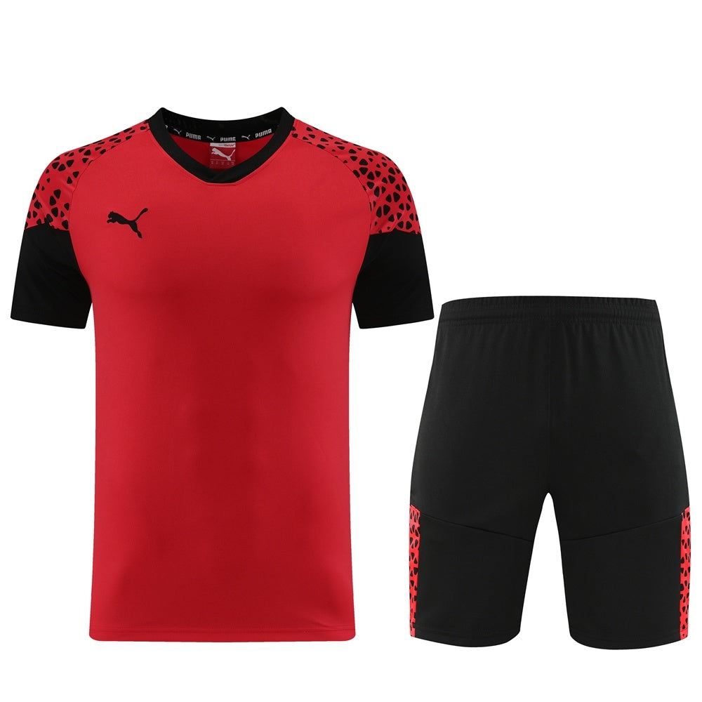 PD02 red shorts suit S-2XL