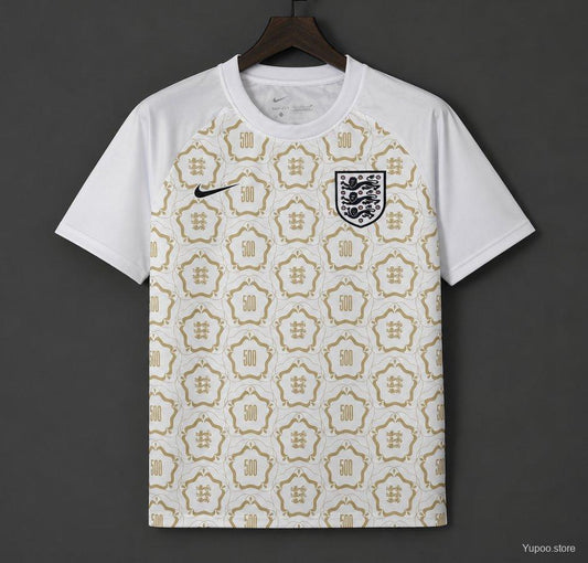 2026 England Women's 500th Game White Special Edition Training Jersey
