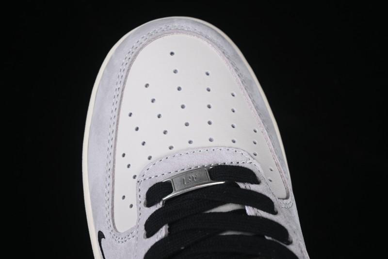 Nike Air Force 1 '07 Low The North Face Collaboration Beige Grey Carbon Black Swoosh Low-Top Casual Sneakers - XZ6188-916