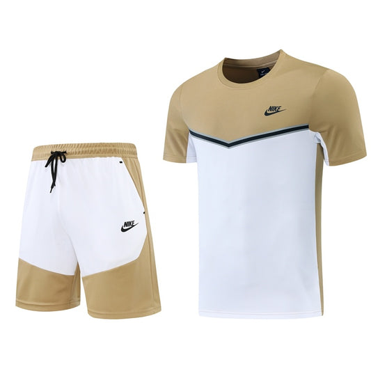 ND01 Khaki Shorts Set S-2XL