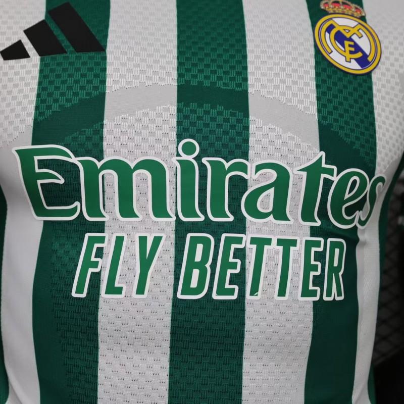 Player Version 26/27 Real Madrid Green & White Stripes Special Edition Jersey