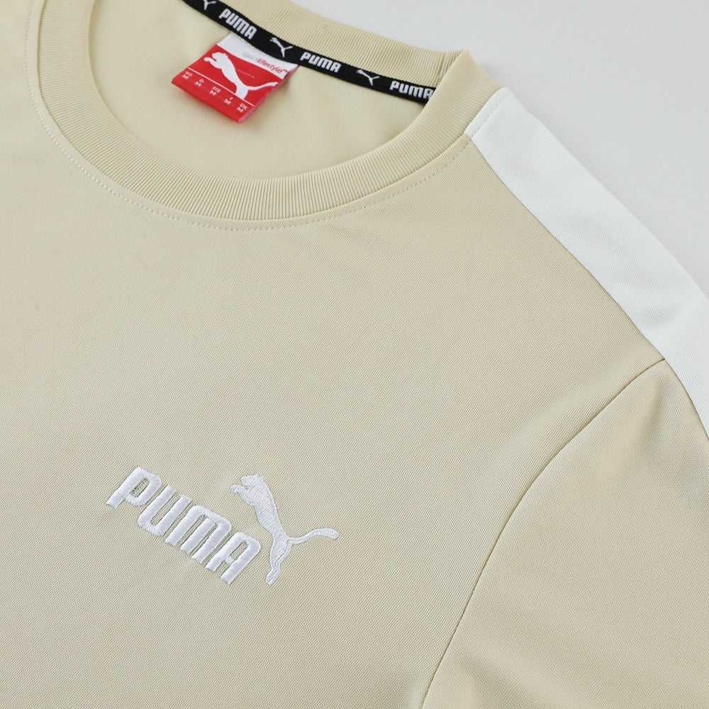 PD01 apricot pants suit S-2XL
