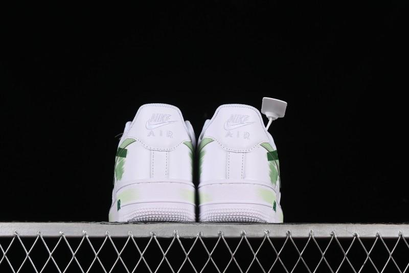 Nike Air Force 1 '07 Low Custom Hand-Painted Anime Theme with Swoosh Shadow and Strap - CW2288-111