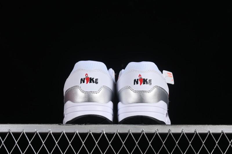 Nike Air Max 1 Retro Running Shoes with Half-Sole Air Cushion - HF7746-100