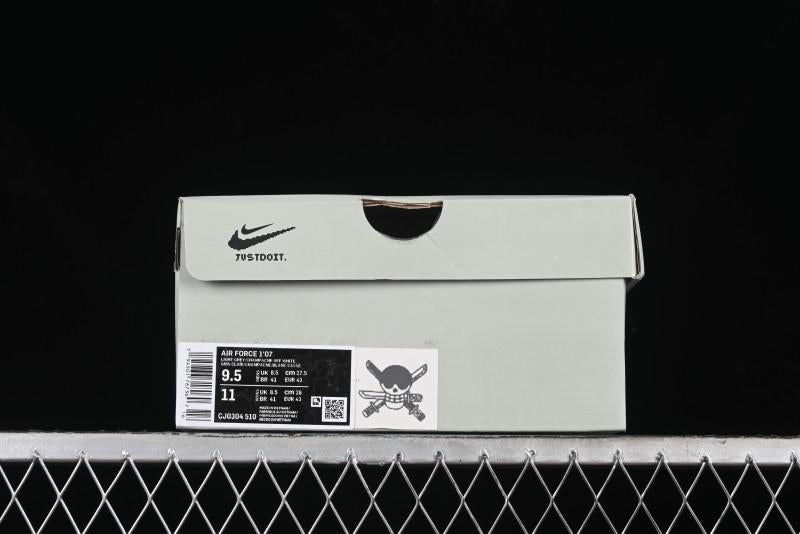 Nike Air Force 1'07 Low "Three Blade Flow" One Piece Series - Zoro's Santoryu Casual Sneakers - CJ0304-510