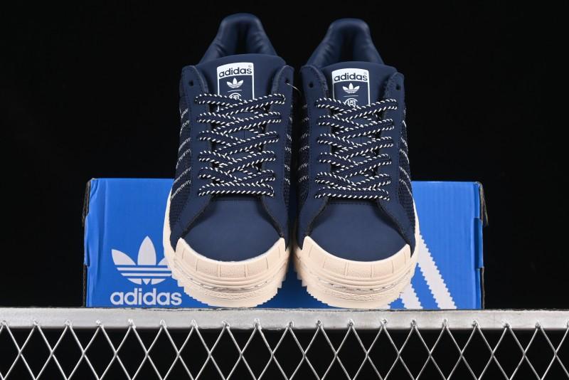 Adidas Clot x Superstar Shell Toe Casual Sneakers with Serrated Edge Design - IH3644