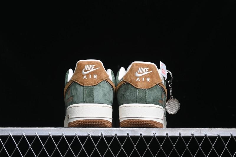 Nike Air Force 1 '07 Low UN Collaboration - Moss Green Low-Top Casual Sneakers - KK1988-022
