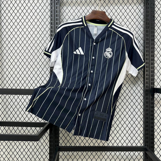 25/26 Real Madrid US Pack Black Baseball Jersey