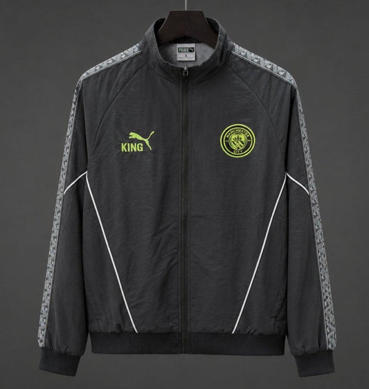 26/27 Manchester City x KING Dark Grey Windbreaker Jacket