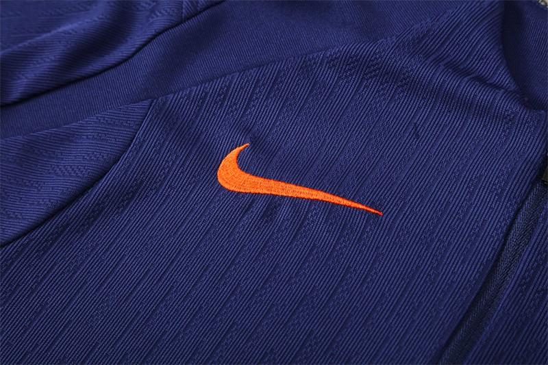 Player Version 25/26 Barcelona Royal Blue T90 Half Zipper Jacket+Long Pants