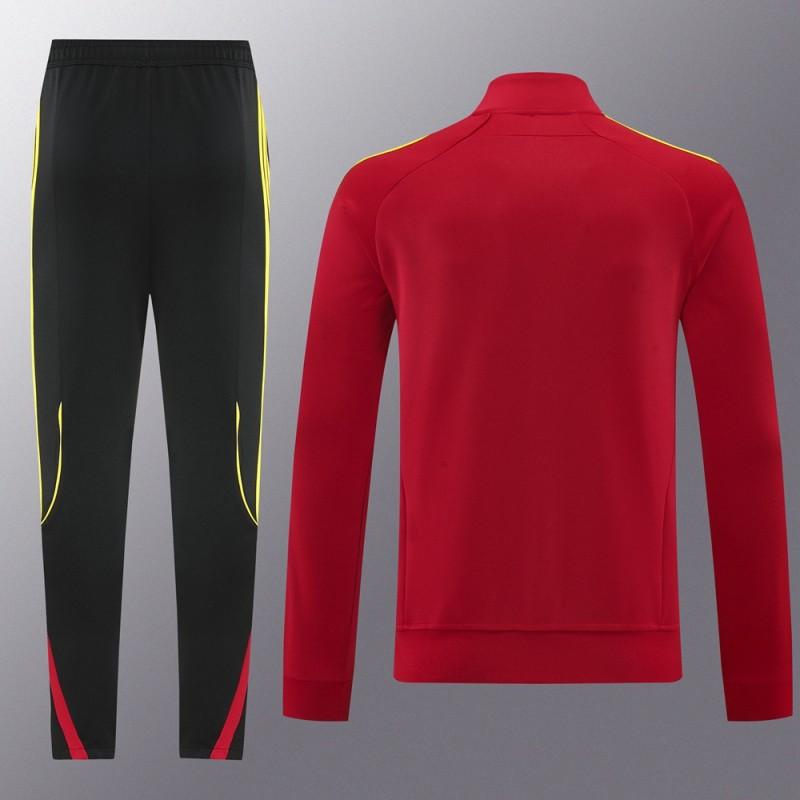 25/26 Arsenal Red Full Zipper Jacket +Long Pants