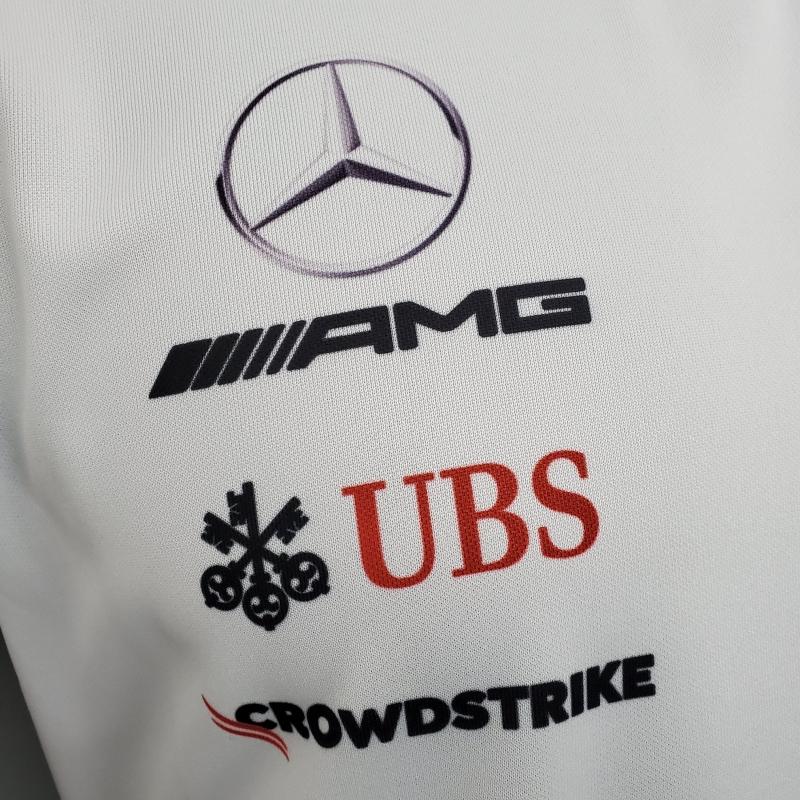 F1 Formula One Racing Suit; Mercedes White