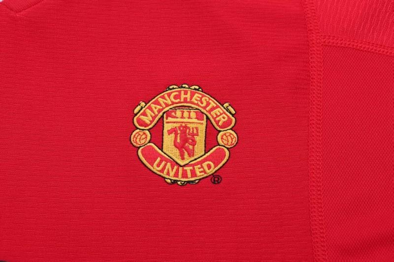Retro 2000/02 Kids Manchester United Red Home Jersey