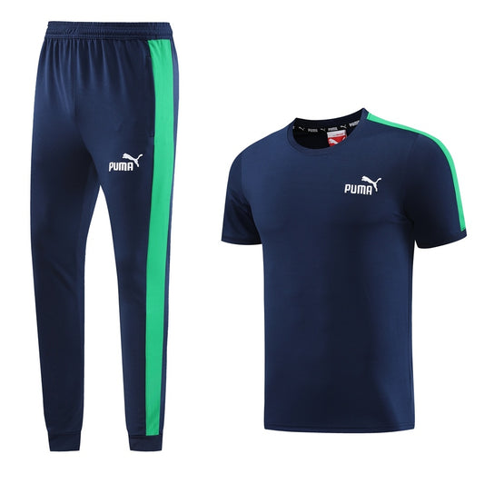 PD01 sapphire blue trousers suit S-2XL