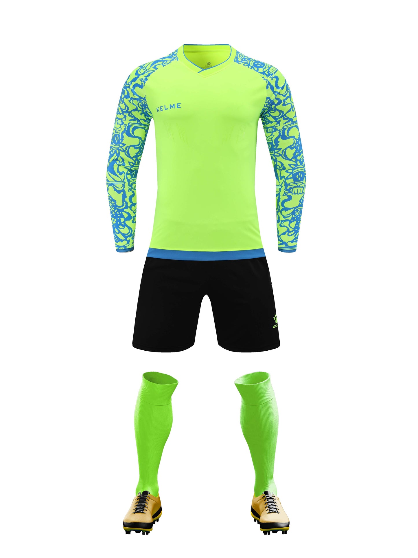 K101 goalkeeper uniform 3XS-4XL four colors (1)