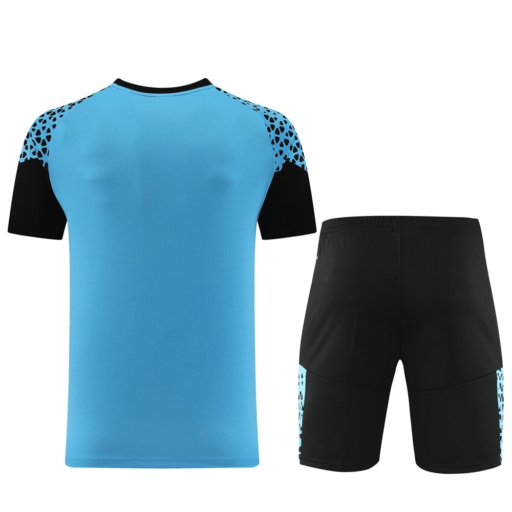 PD02 sky blue shorts suit S-2XL