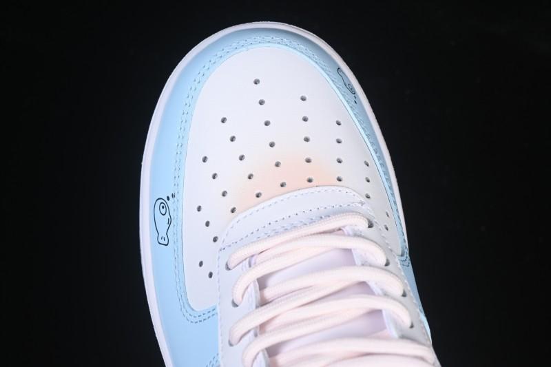 Nike Air Force 1 '07 Low Casual Sneakers with Custom Design - ZH0316-107