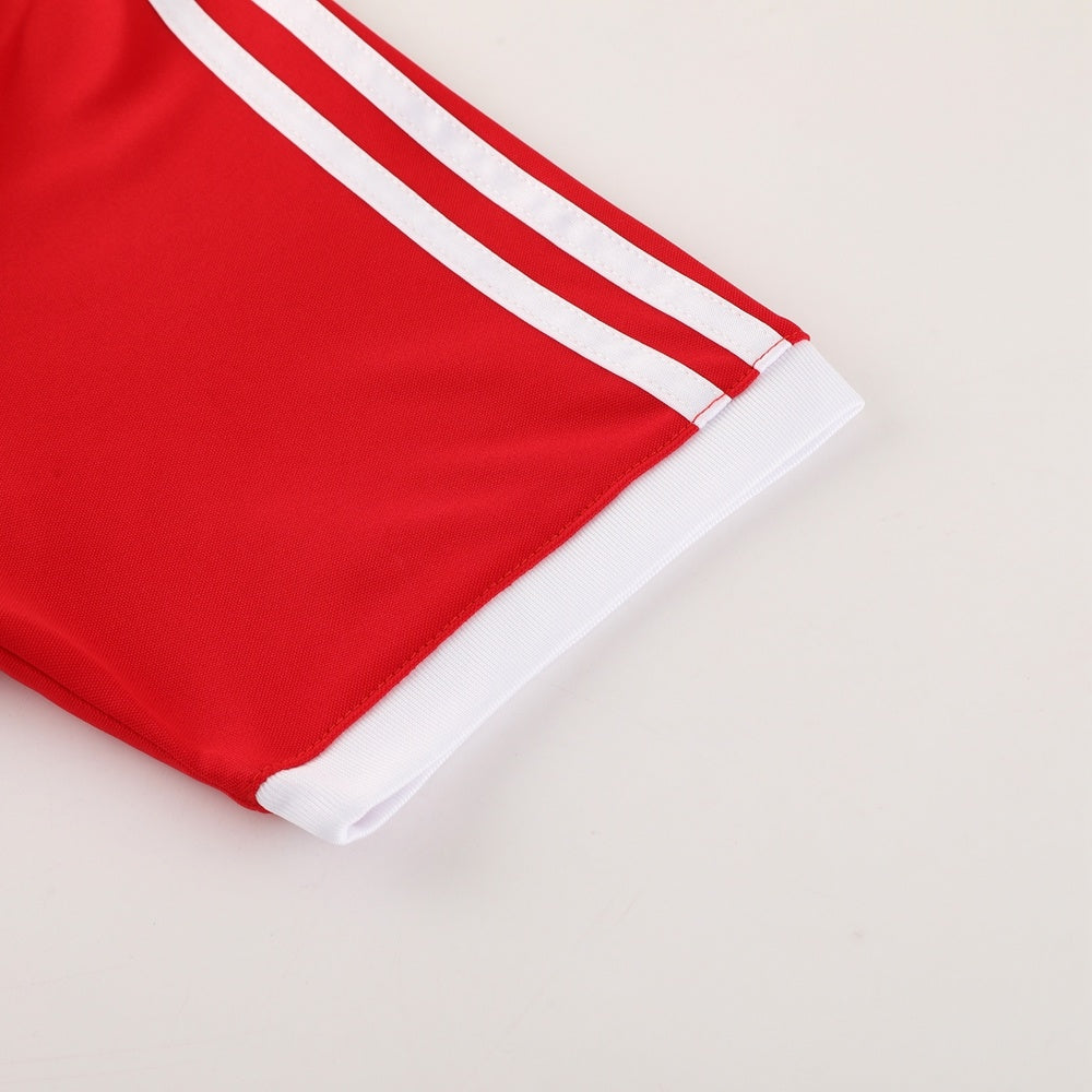 AD07 red shorts suit S-2XL