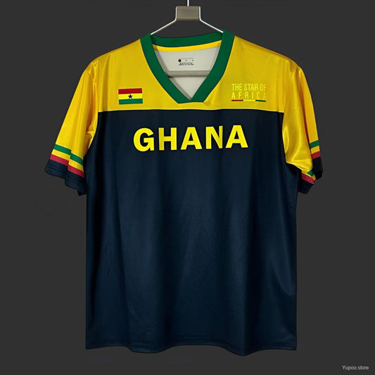 2026 Ghana Yellow Black The Star of Africa Jersey