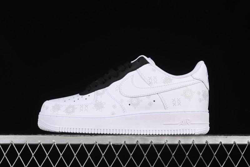 Nike Air Force 1 '07 Low Black Silk Chinese Style Casual Sneakers - ZH0316-036