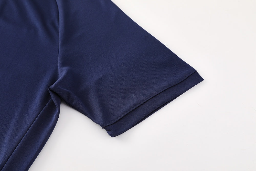 ND09 sapphire blue shorts suit S-2XL