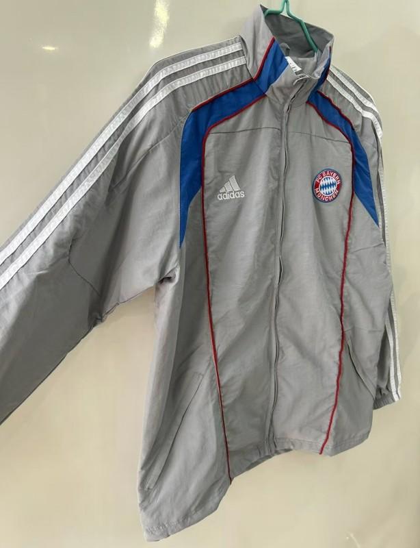 25/26 Bayern Munich Grey Windbreaker Windbreaker