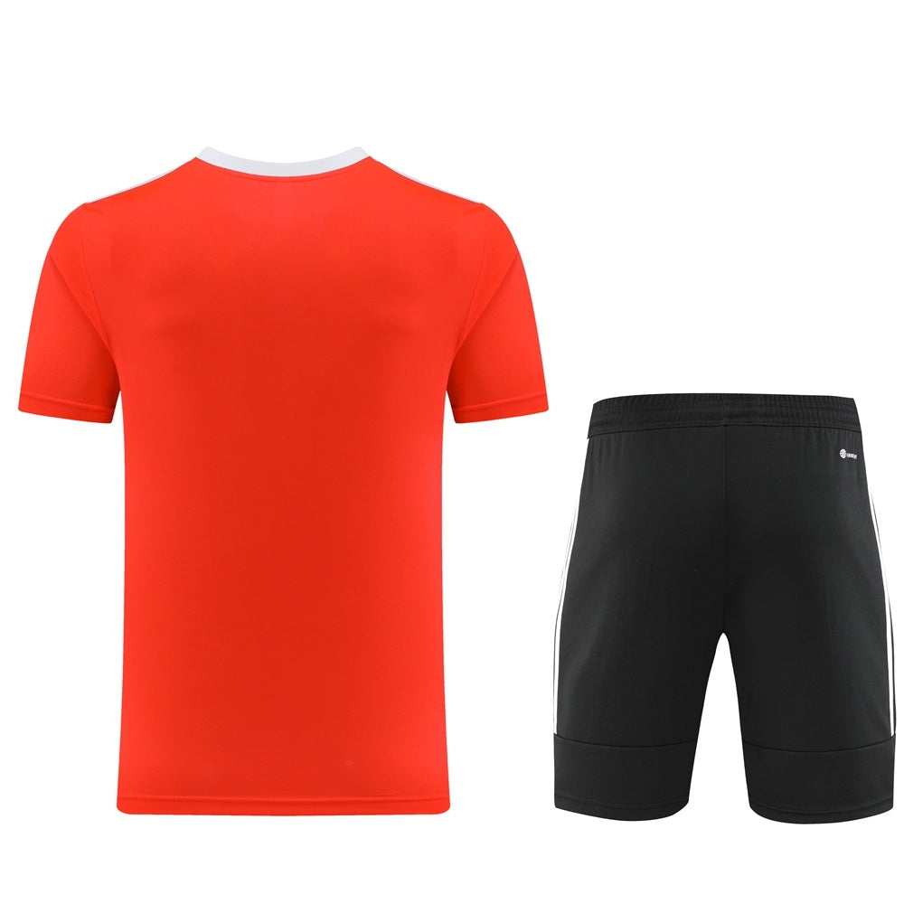 AD05 orange shorts suit S-2XL