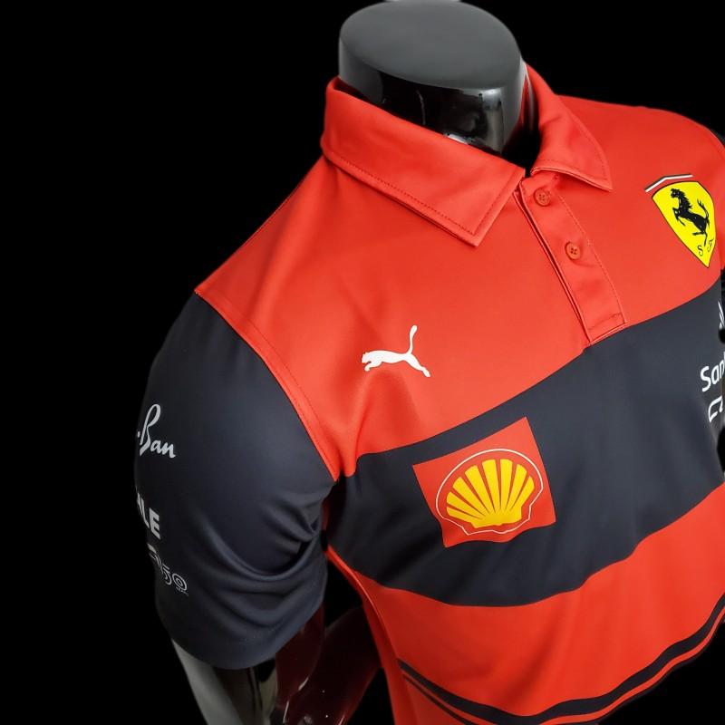 New F1 Formula One; Ferrari Racing Suit Polo Red
