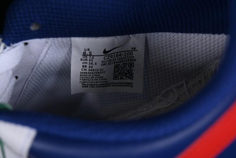 Nike Air Force 1 '07 Low White Blue Red Casual Shoes - CZ9164-100