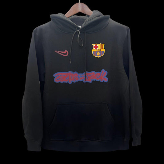 25/26 Barcelona Travis Scott Black Hoodie