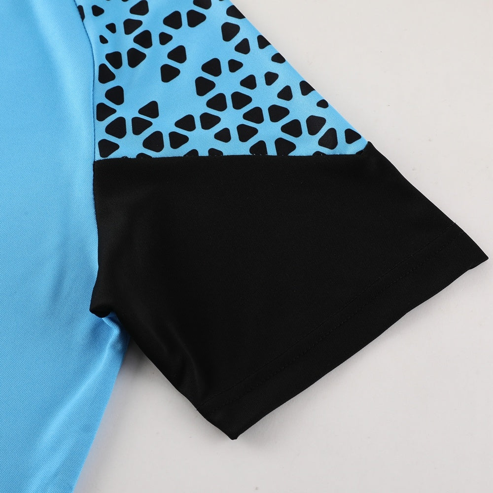 PD02 sky blue shorts suit S-2XL