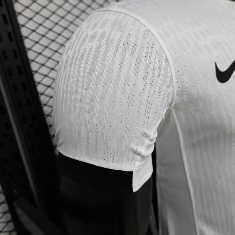 Player Version 26/27 Vasco da Gama Away White with Black Diagonal Sash Jersey