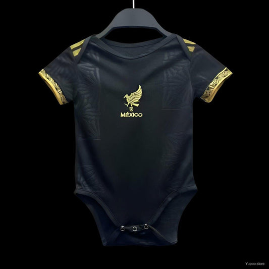 Baby 2025 Mexico Gold Cup Black Special Jersey