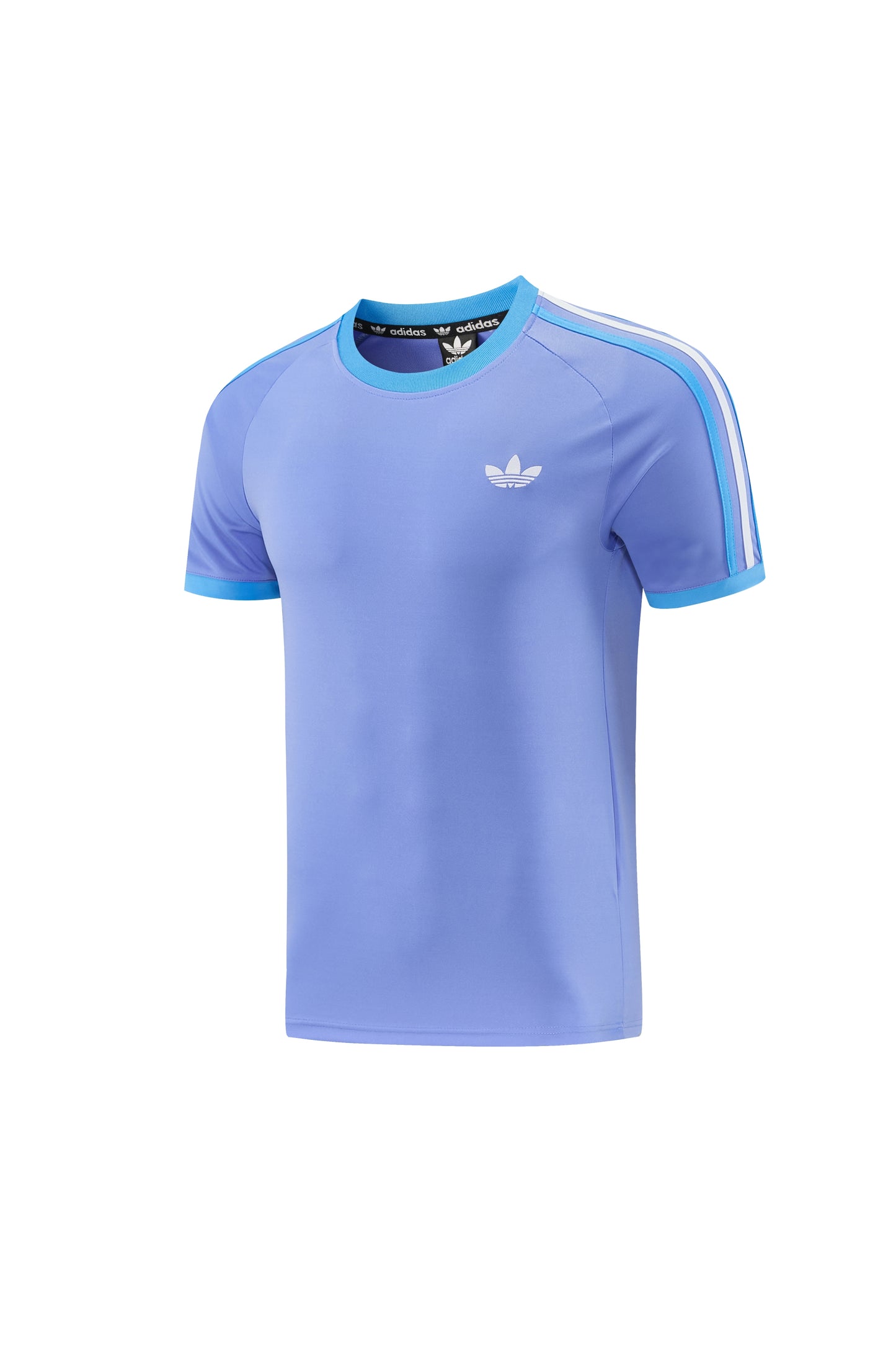 AD11 purple and blue short-sleeved suit S-2XL