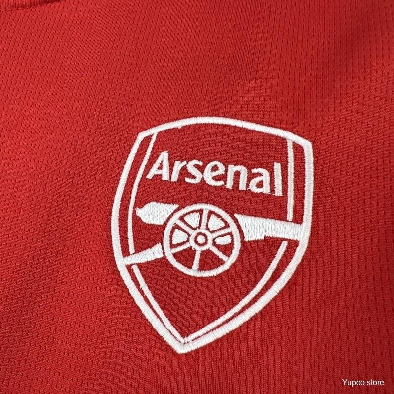 26/27 Arsenal Home Jersey Champions Cup Printing