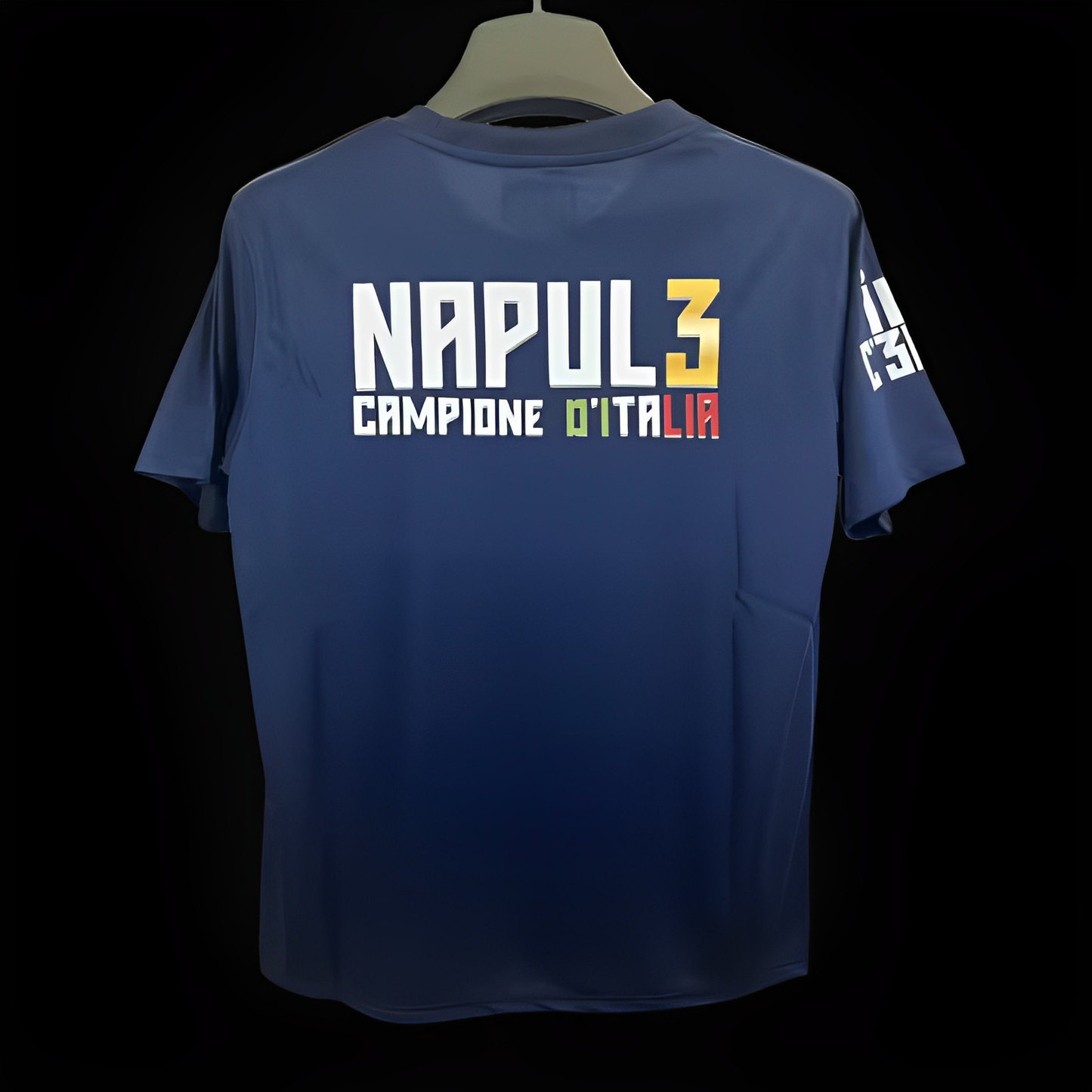23/23 Napoli Napul 3 Campione D'Italia Navy Jersey