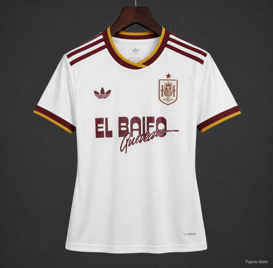 2026 Women Spain x Quevedo Away White Jersey