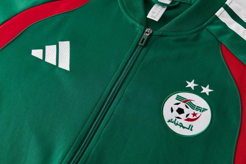 26/27 Algeria  Dark Green  Zipper Training Jacket Tracksuit + Long Pants (Adidas)