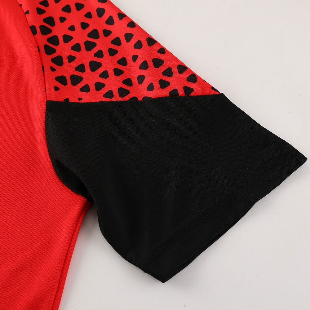 PD02 red shorts suit S-2XL