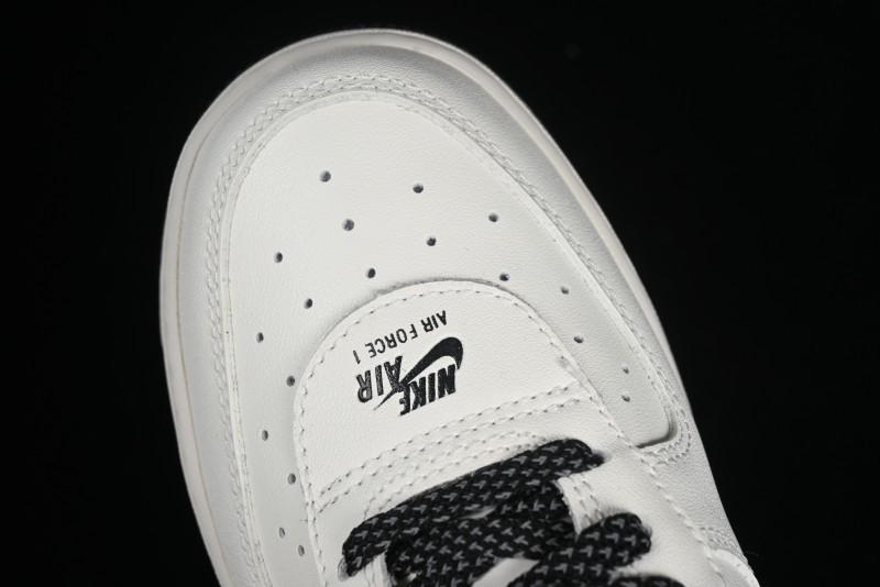 Nike Air Force 1 '07 Low Casual Sneakers with 3M Reflective Swoosh and Full-Length Air Cushion - CJ1379-602