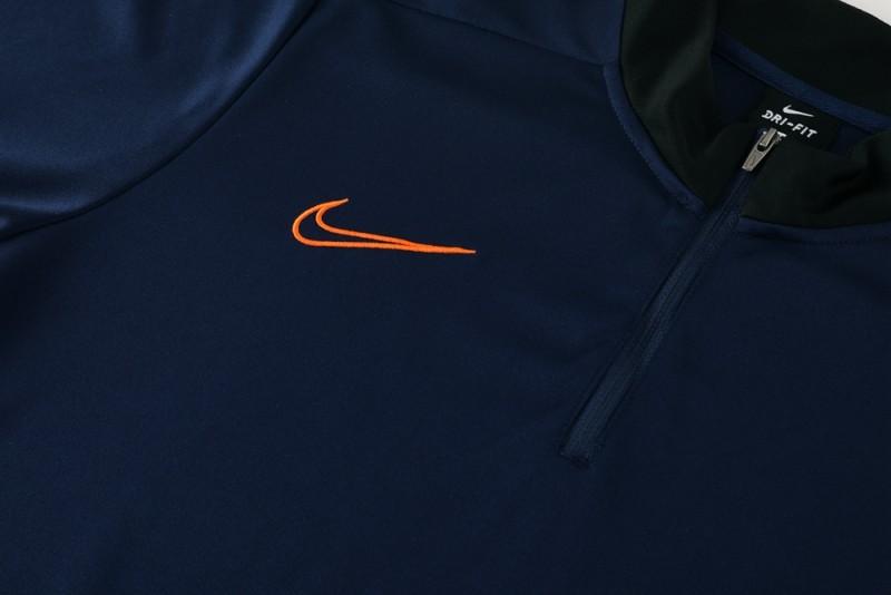 2025 Nike Navy Full Hoodie Zipper Jacket +Long Pants